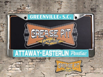 Attaway-Easterlin Pontiac Greenville License Plate Frame