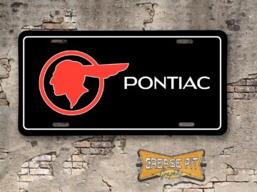 Pontiac Booster License Plate