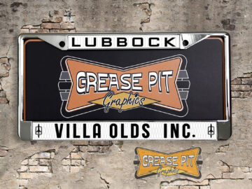 Villa Oldsmobile Lubbock License Plate Frame