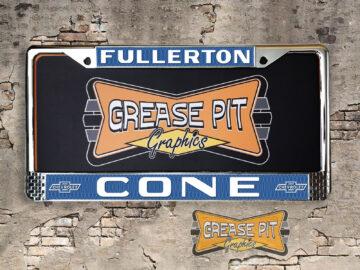 Cone Chevrolet Fullerton License Plate Frame