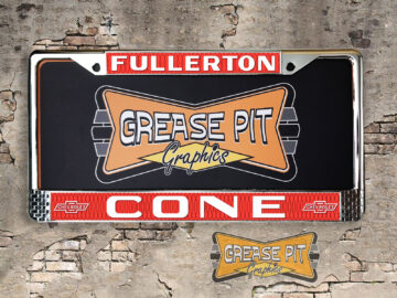 Cone Chevrolet Fullerton License Plate Frame