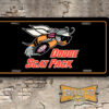 Dodge Scat Pack Booster Aluminum License Plate Insert