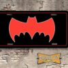 1966 Batmobile Red Bat Booster Aluminum License Plate Insert
