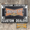 Custom Motorcycle License Plate Frame