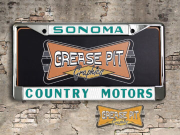 Country Motors Chevrolet Dealership License Plate Frame