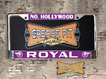 Royal Pontiac Dealership License Plate Frame North Hollywood