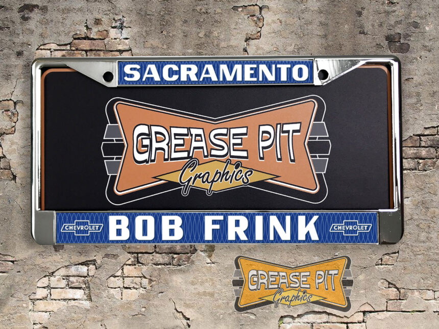 Bob Frink Chevrolet Sacramento License Plate Frame