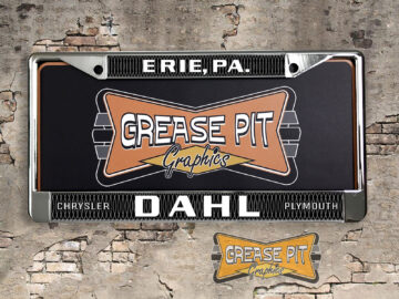 DAHL Chrysler Plymouth Dealership License Plate Frame