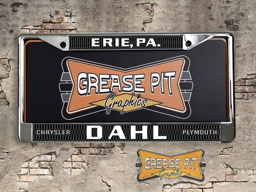 DAHL Chrysler Plymouth Dealership License Plate Frame