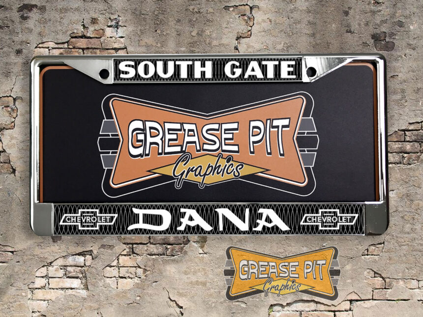 Dana Chevrolet Dealership License Plate Frame