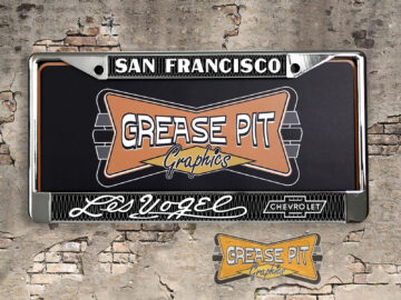 Les Vogel Chevrolet San Francisco Dealership License Plate Frame