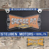 Steuben Motors VW Volkswagen York Dealership License Plate Frame
