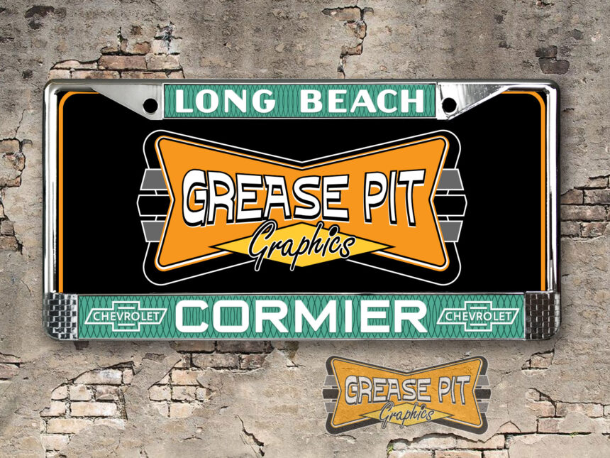 Cormier Chevrolet License Plate Frame Long Beach