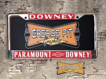 Paramount Chevrolet Downey Dealership License Plate Frame