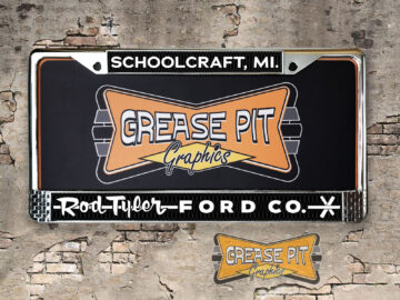 Rod Tyler Ford License Plate Frame