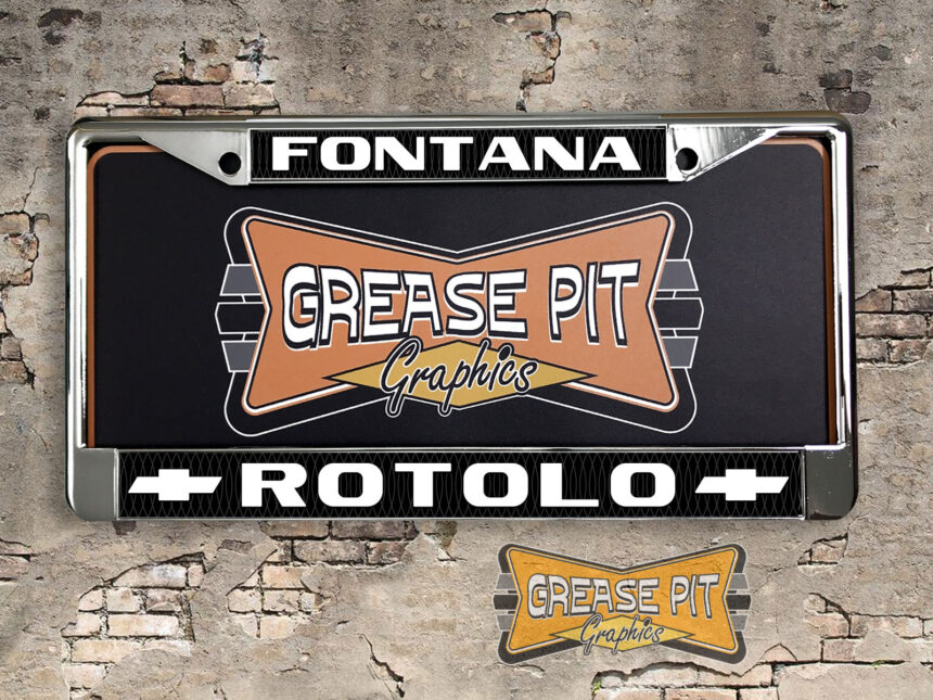 Rotolo Chevrolet License Plate Frame Fontana