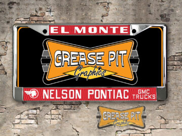 Nelson Pontiac GMC Dealership License Plate Frame Dealership License Plate Frame El Monte