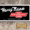 Harry Mann Chevrolet Booster License Plate Insert Crenshaw & Slauson red