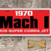 Custom License Plate Insert. Personalized license plate with 3 lines of text. Middle text is level. Choose license plate colors, text, fonts, and font colors