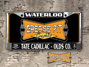 Tate Cadillac - Oldsmobile Co. Dealership License Plate Frame