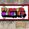 Plymouth Makes It Booster Aluminum License Plate Insert Full Color