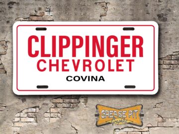 Clippinger Chevrolet in Covina License Plate