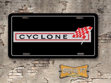 Mercury Cyclone License Plate