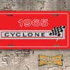 Mercury Cyclone License Plate