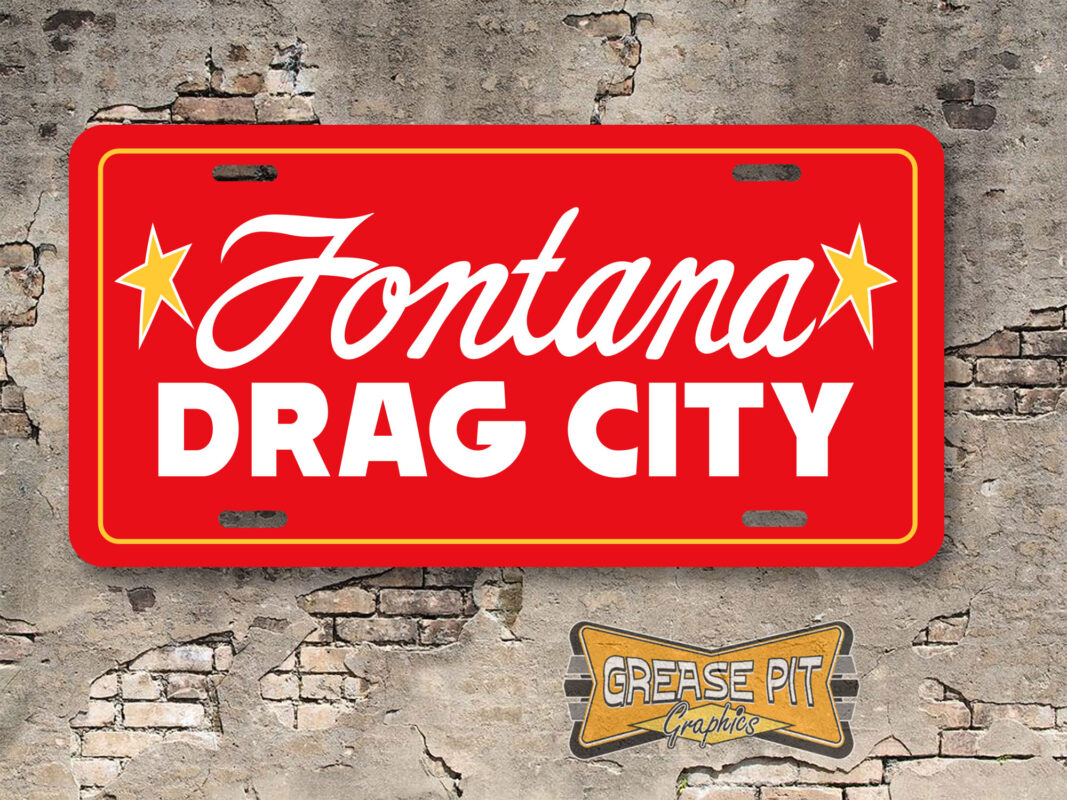 Drag Strip & Race Track License Plates Archives - Grease Pit Graphics