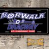 Norwalk Dragway License Plate