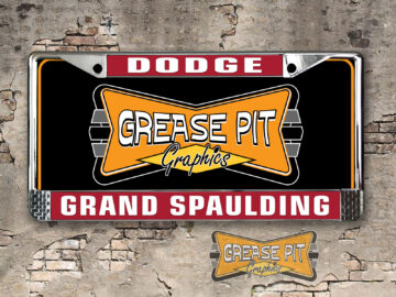 Grand Spaulding Dodge Dealership License Plate Frame