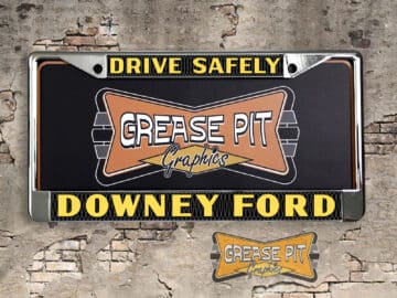 Downey Ford Dealership License Plate Frame
