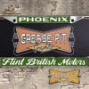 Flint British Motors License Plate Frame Phoenix