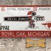 Royal Pontiac Racing Team Garage Shop Banner