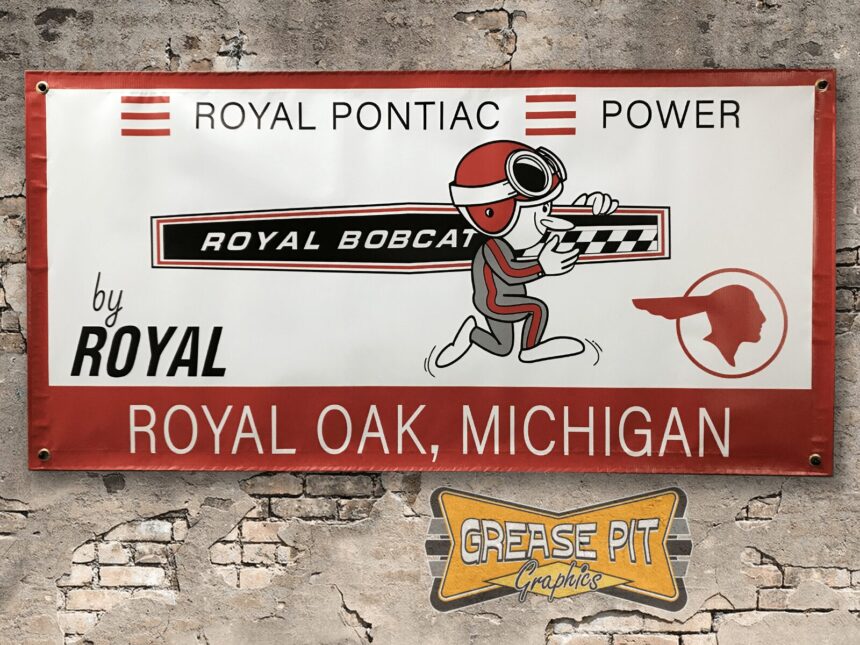 Royal Pontiac Racing Team Garage Shop Banner